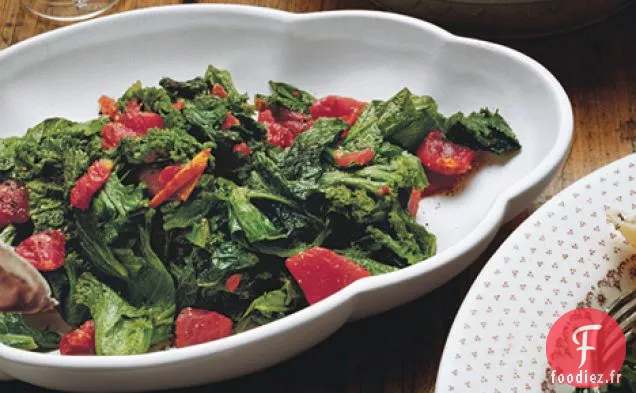 Poêlée de Légumes verts au Cumin et aux Tomates