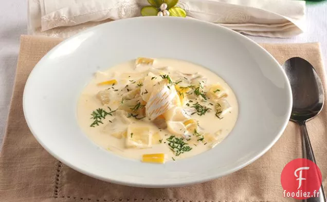 Soupe d'Aiglefin Fumée