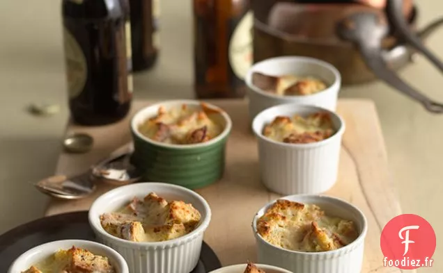 Puddings au Fromage Fermier et au Soda au Cumin