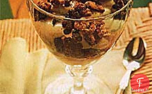 Baileys Pudding Parfaits à la Farine d'Avoine - Croquant aux noix