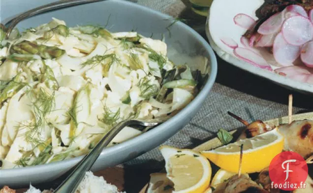 Salade de Légumes Italiens avec Vinaigrette Crémeuse à l'Ail