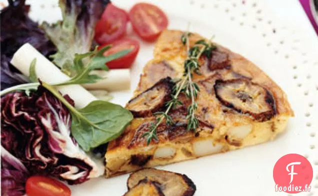 Frittata aux Pois de Printemps