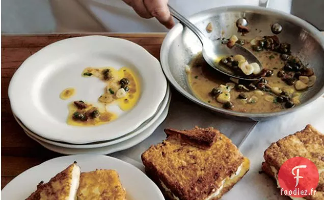 Brochettes de Mozzarella Frites