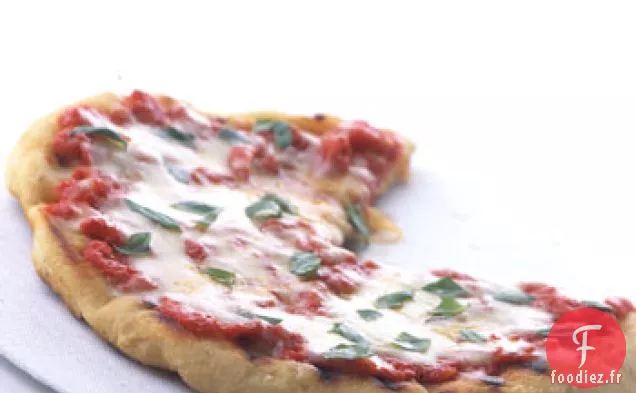 Pizza Margherita Grillée