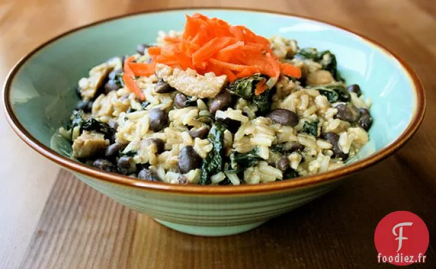 Riz Au Citron Tahini Et Haricots