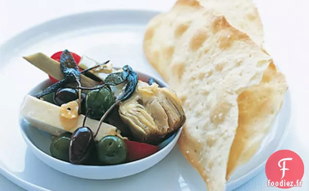 Antipasto Mariné à l'Ail et à la Sauge
