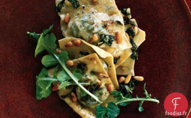 Raviolis de Roquette et Fromage de Chèvre