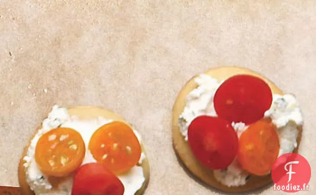 Pizzette au Fromage de Chèvre et Ricotta