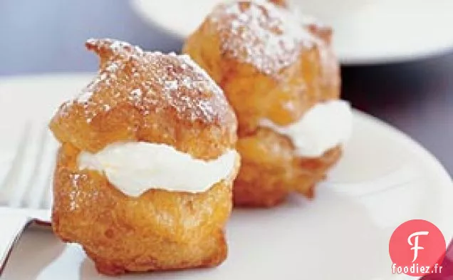 Choux à la Crème à la Ricotta et au Mascarpone Parfumés au Citron