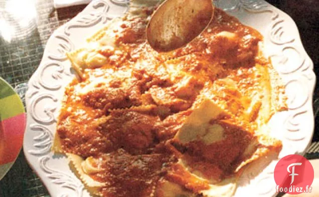 Raviolis au Fromage à la Sauce Tomate Fraîche