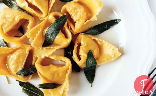 Cappellacci de Courge Musquée au Beurre Brun de Sauge