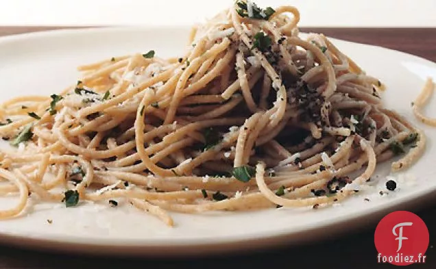 Pâtes de Blé entier au Pecorino et au Poivre