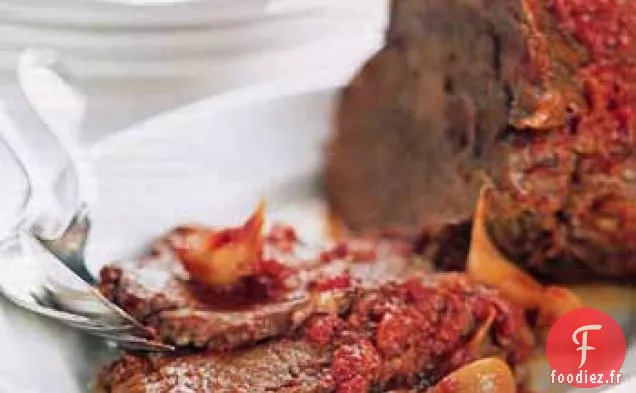 Bœuf Braisé au Four, Sauce Tomate et Ail