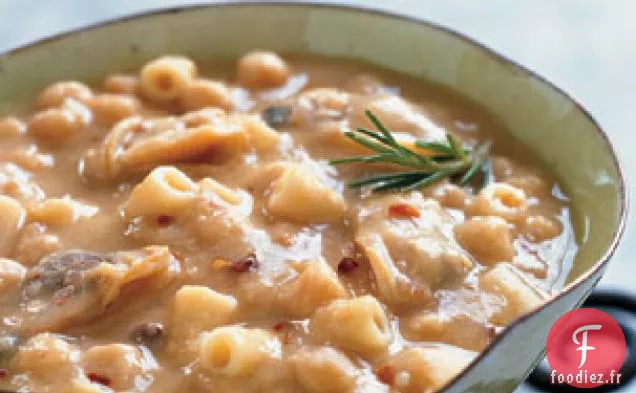 Pâtes et Ceci avec Vongole