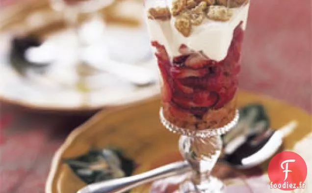 Fraise, Mascarpone et Marsala Budini