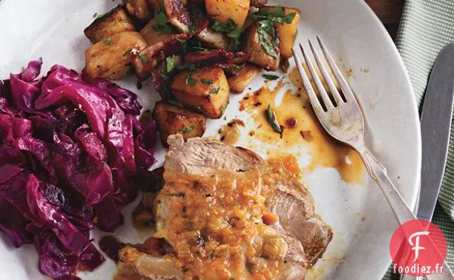 Jarrets de Veau Rôtis au Romarin