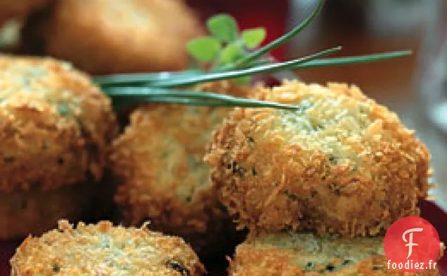 Gâteaux Risotto Fontina à la Ciboulette fraîche