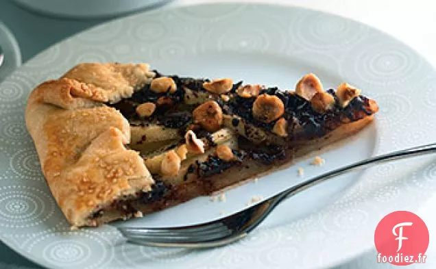 Crostata Poire, Chocolat et Noisette