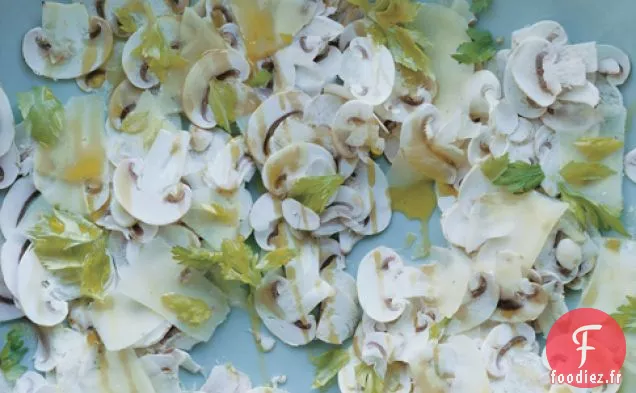 Carpaccio de Champignons au Pecorino Toscano
