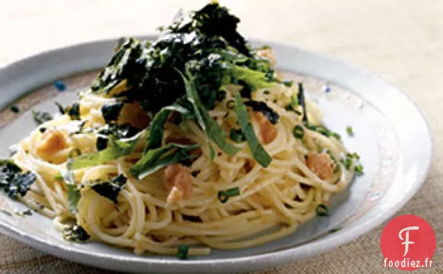 Spaghettini avec Vinaigrette aux Œufs de Poisson