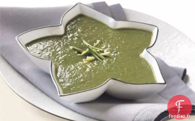 Soupe aux Courgettes et aux Épinards