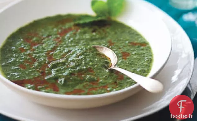 Soupe aux Épinards et à la Menthe