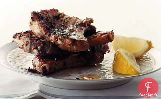 Côtelettes de Porc au Romarin