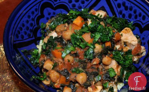 Ragoût de légumes d'inspiration marocaine