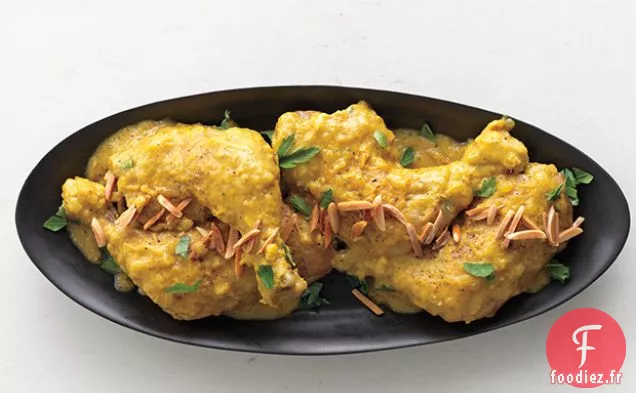 Poulet à l'Ail - Sauce aux Amandes