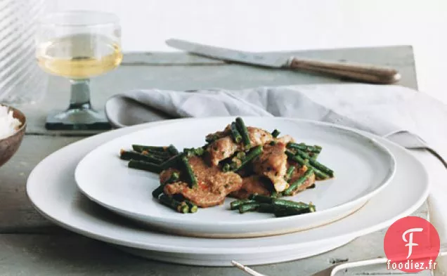 Porc Sauté aux Haricots Longs