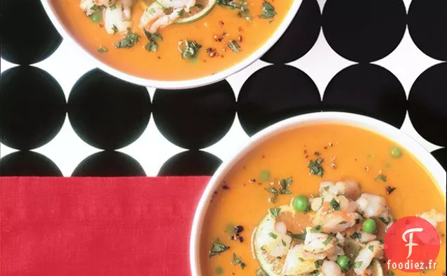 Soupe Thaïlandaise Épicée aux Crevettes au Citron Vert