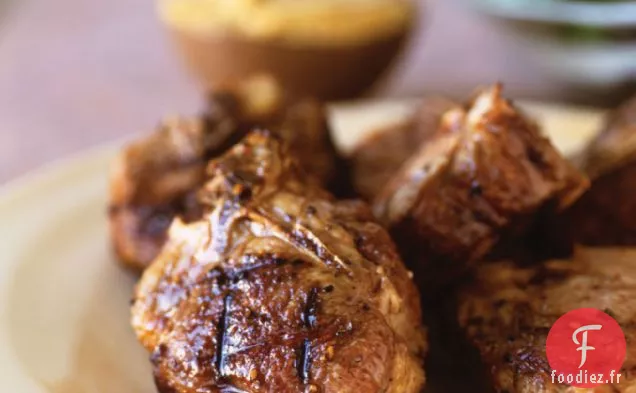 Côtelettes D'Agneau Grillées À La Moutarde D'Alma