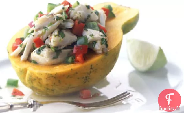 Salade de Crabe à la Thaïlandaise à la Papaye