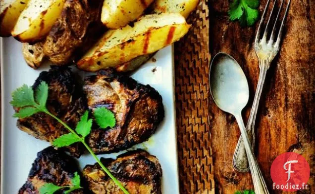 Côtelettes d'Agneau Grillées aux Épices Indiennes