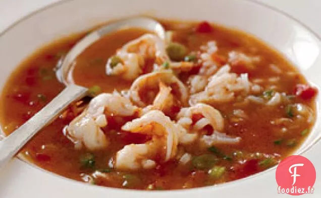 Courtbouillon de Crevettes au Riz