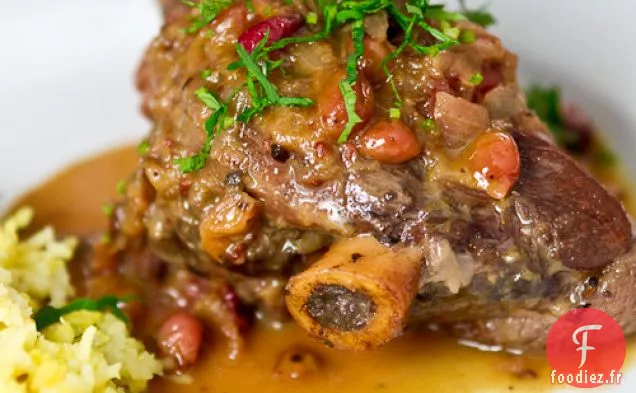 Jarrets D'Agneau Braisés Aux Canneberges
