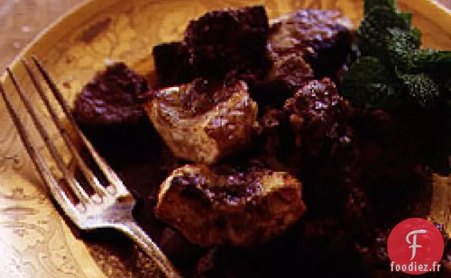 Ragoût D'Artichaut Et D'Agneau