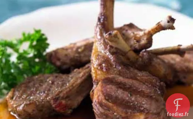 Côtelettes d'Agneau au Romarin Grillées