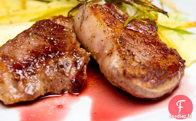 Côtelettes D'Agneau Agrodolce À La Prune De Grenade