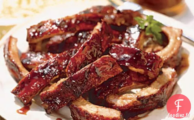 Côtes Levées au Sucre Brun et au Bourbon