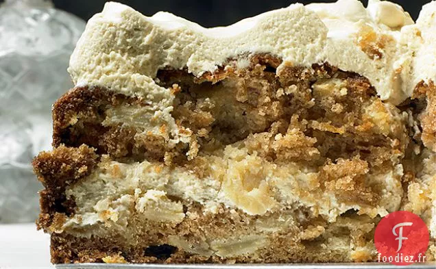 Gâteau aux Pommes et à l'Huile d'Olive avec Glaçage à l'Érable