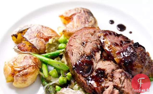 Agneau Rôti Lentement Au Caramel De Bordeaux