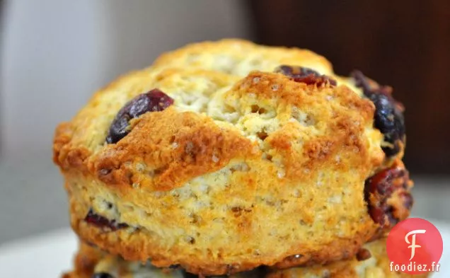 Biscuits à l'Orange aux Canneberges