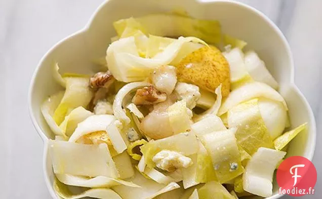 Salade d'Endives aux Noix, Poires et Gorgonzola