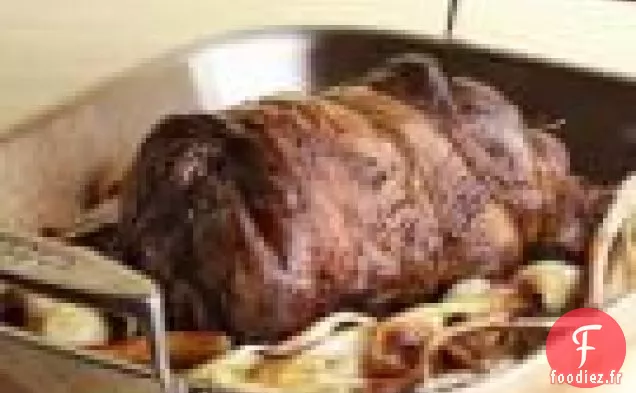 Gigot D'Agneau Rôti À La Provençale