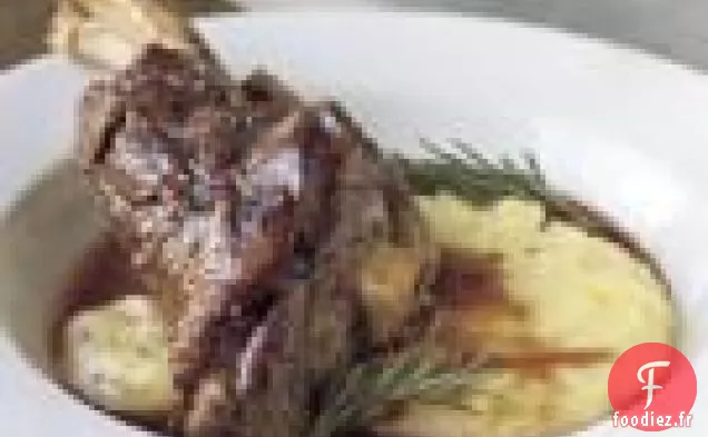Jarrets D'Agneau Braisés Au Romarin