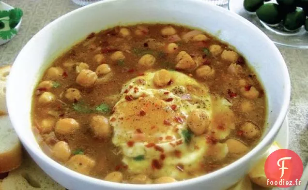 Lablabi (Soupe de Pois Chiches Tunisiens) Au Cœur de l'Assiette
