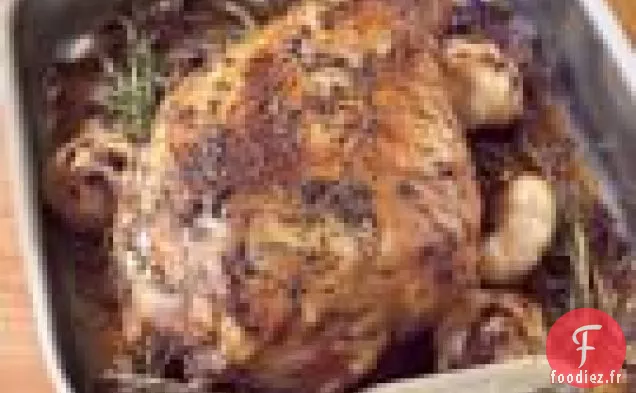 Gigot D'Agneau À L'Ail Et Aux Herbes