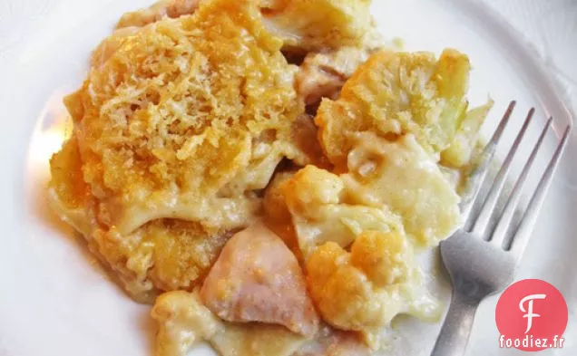 Cuisson des Pâtes au Poulet au Fromage Bâclé