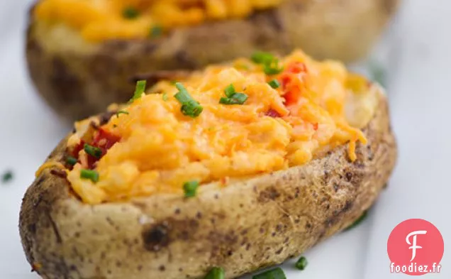 Pommes de Terre au Piment Deux Fois Cuites au Four